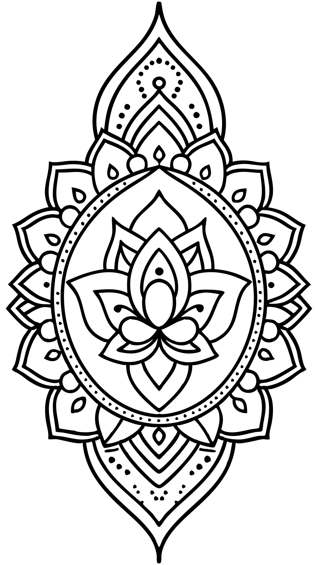 Rangoli para colorear